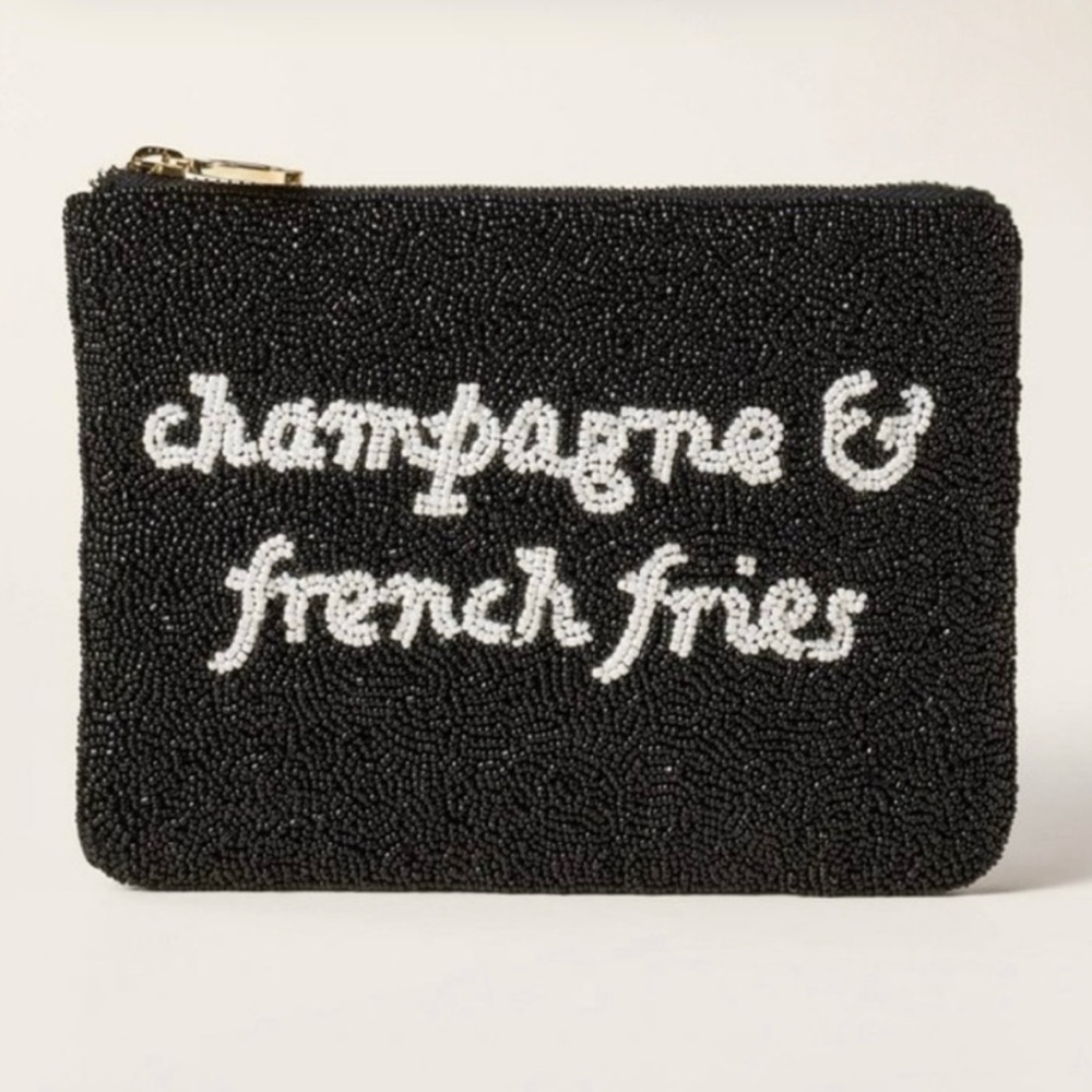 Kate Spade x Target Champagne & French Fries Clutch